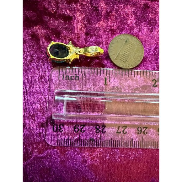 Roman Gold-Tone Faux Gem Stone PendantCrystal VIRGO september - Picture 4 of 5